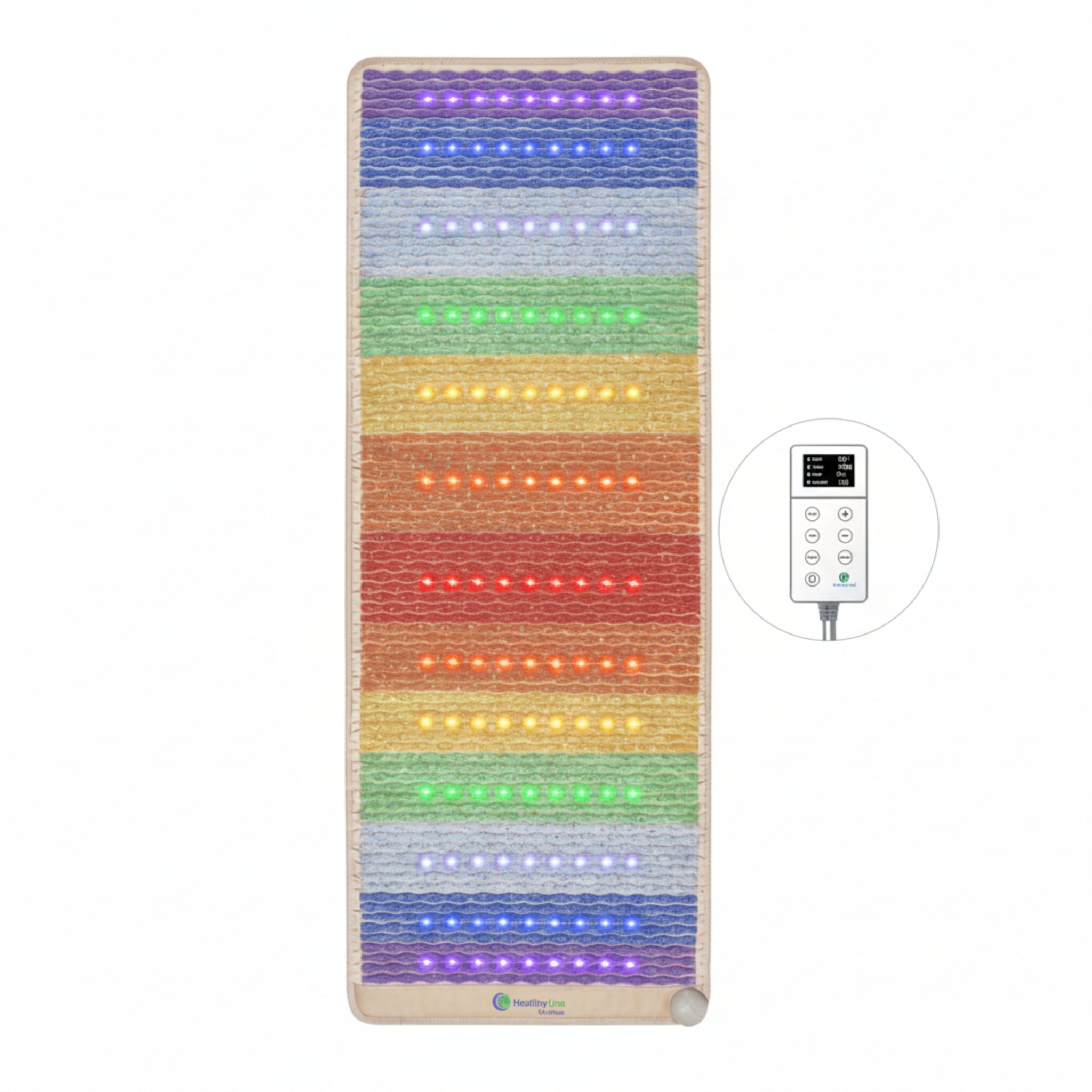 Rainbow Chakra Series | PEMF Far Infrared Heating Mats