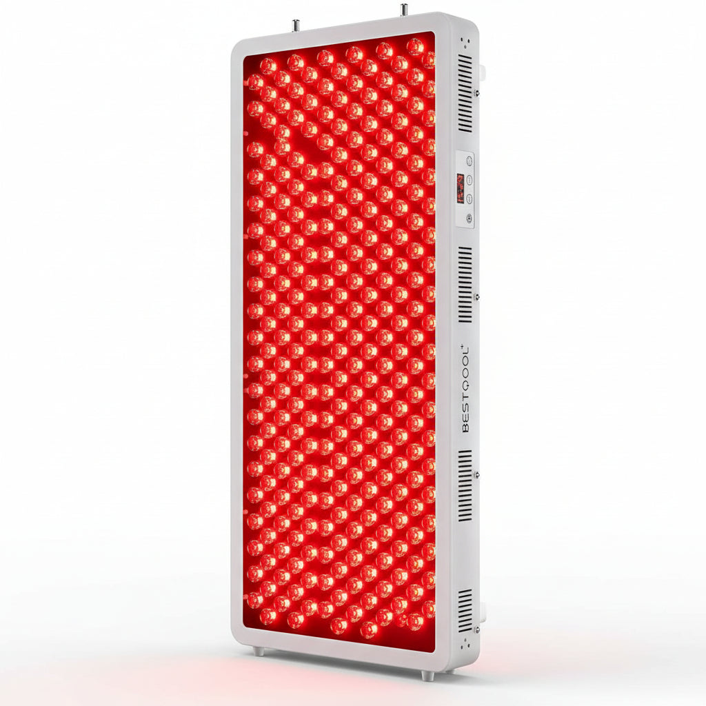 Red Light Therapy Device, 4 Wavelengths Full Body Infrared Red Light Therapy at Home, Elite Grade Dual Chip 300 Leds, High Power, 500W. Modular Design.