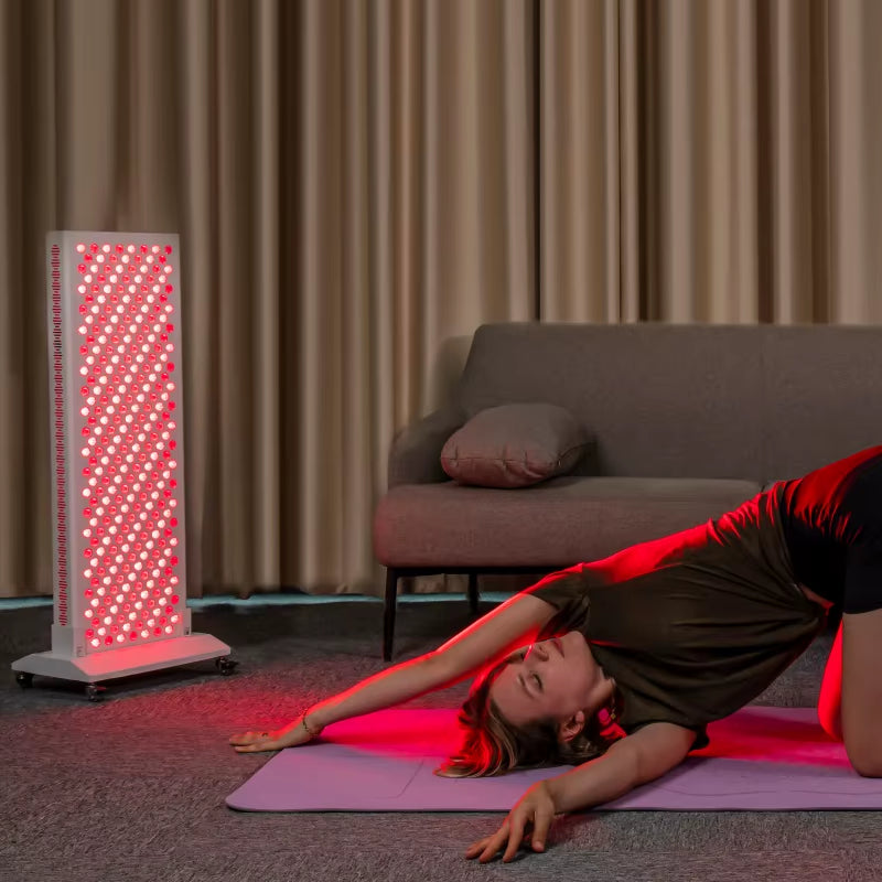 Red Light Therapy Wall Mount Red Light Panel Holder Full Body near Infrared Red Light Led Panel Bed