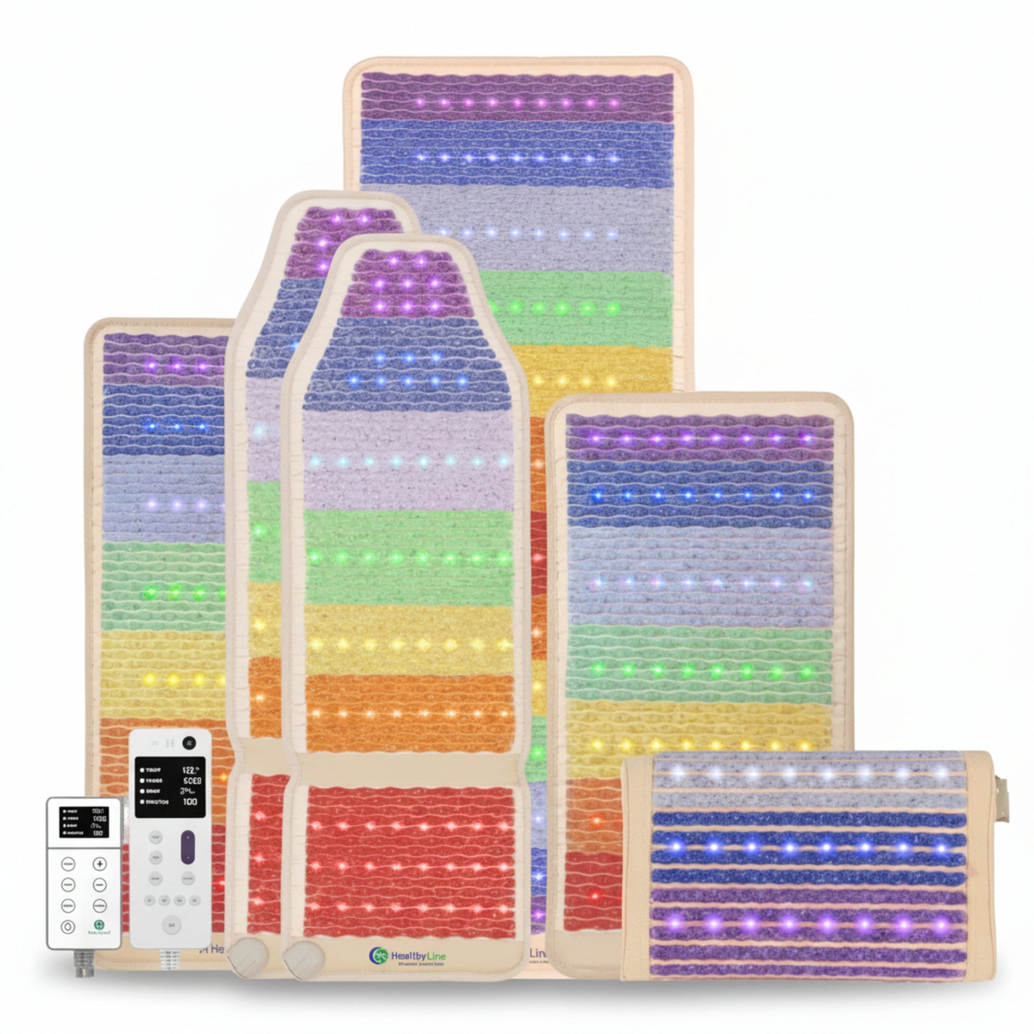 Rainbow Chakra Series | PEMF Far Infrared Heating Mats