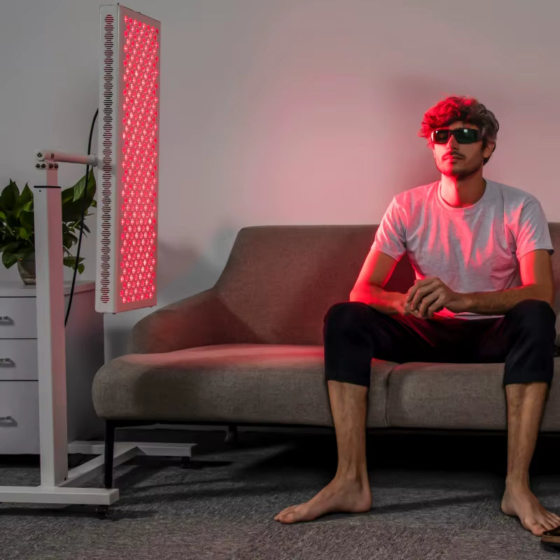 Red Light Therapy Wall Mount Red Light Panel Holder Full Body near Infrared Red Light Led Panel Bed