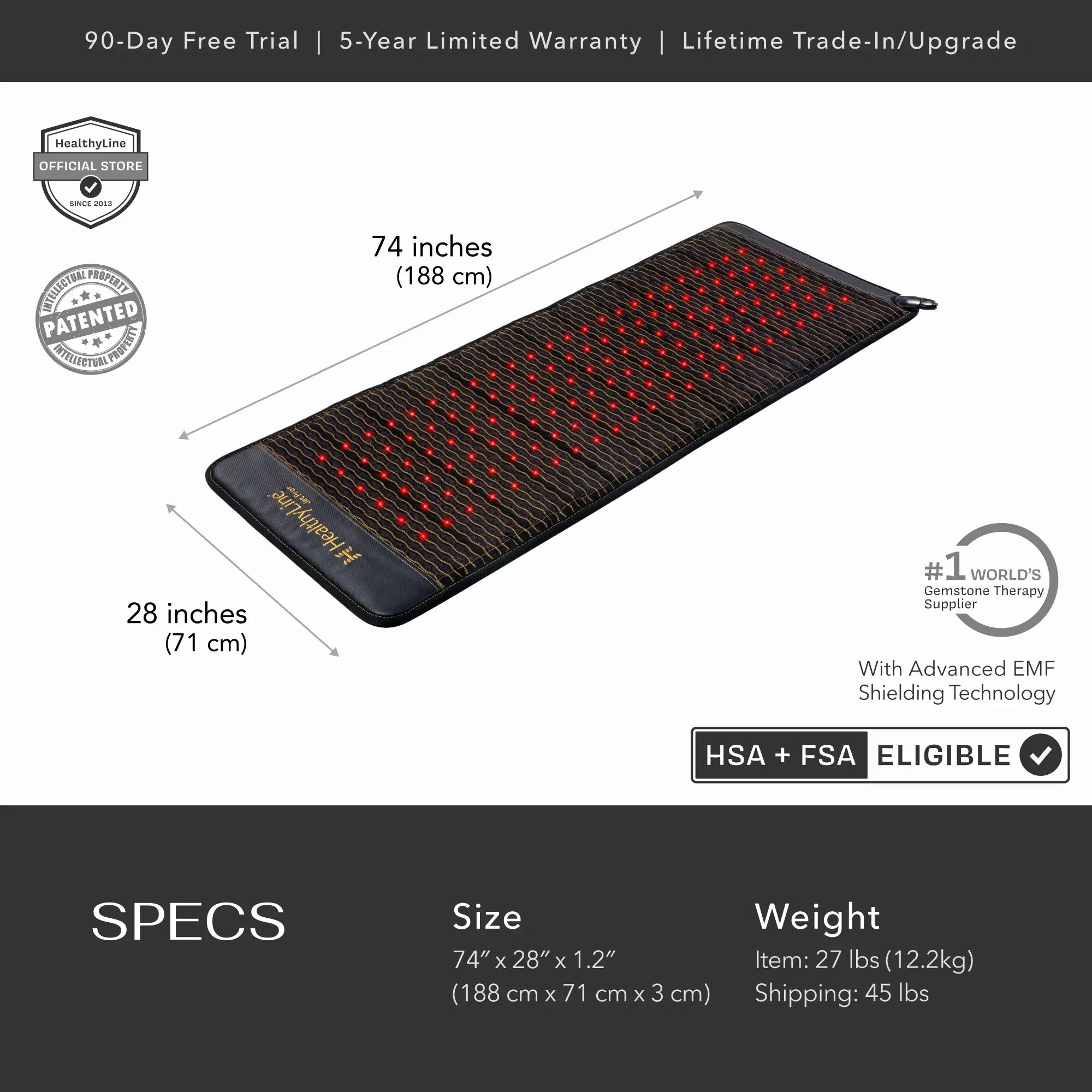 Jet Series | PEMF Far Infrared Heating Mats