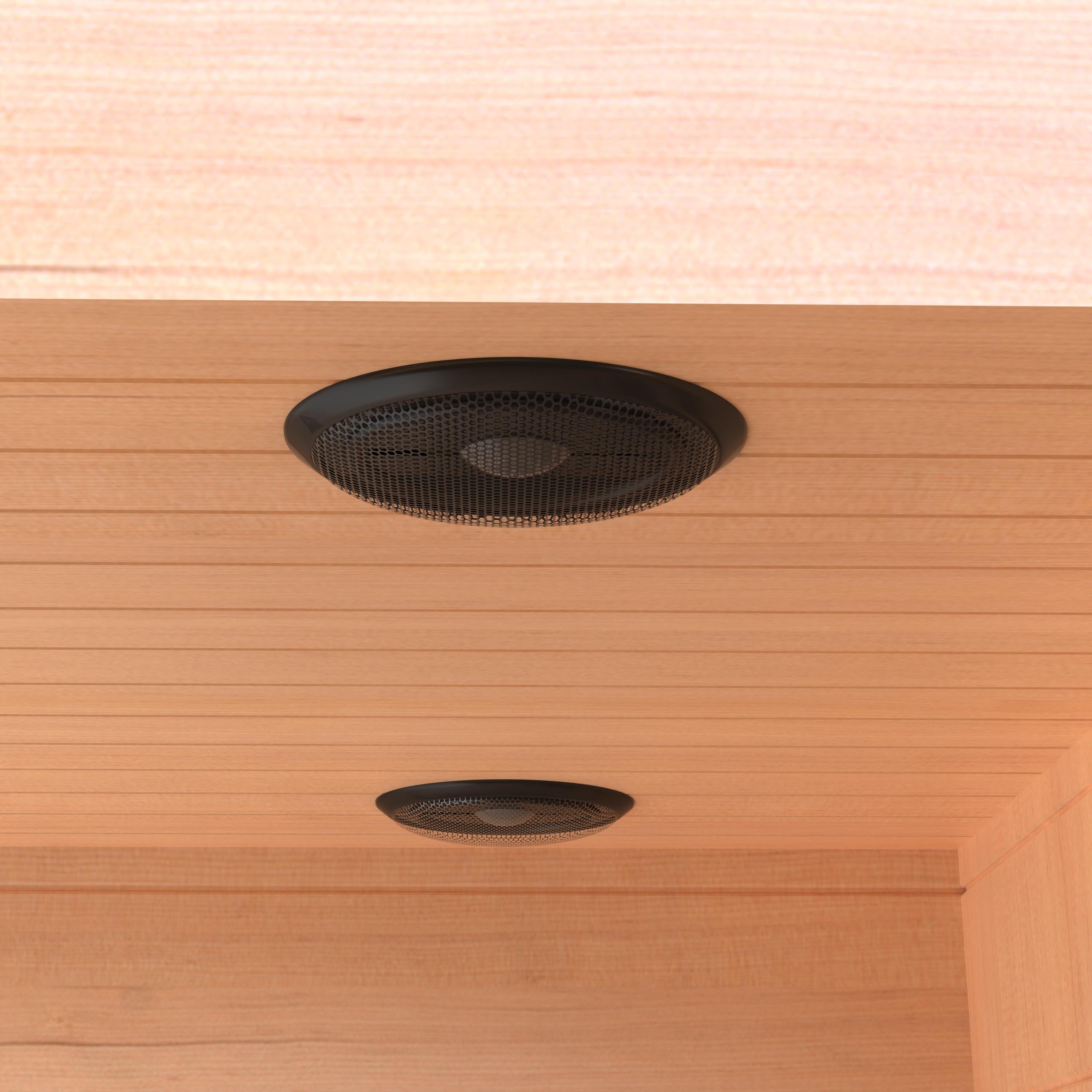 Steam Sauna, 120V/900W Infrared Sauna Room, Indoor Wooden Sauna with Adjustable Temperature, Timer, Bluetooth Music Connection, Foot Care, Light Setting for Spa, Gym