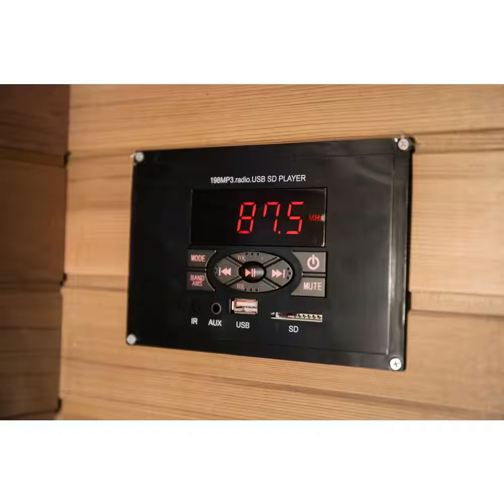 Roslyn 4-Person Infrared Cedar Sauna