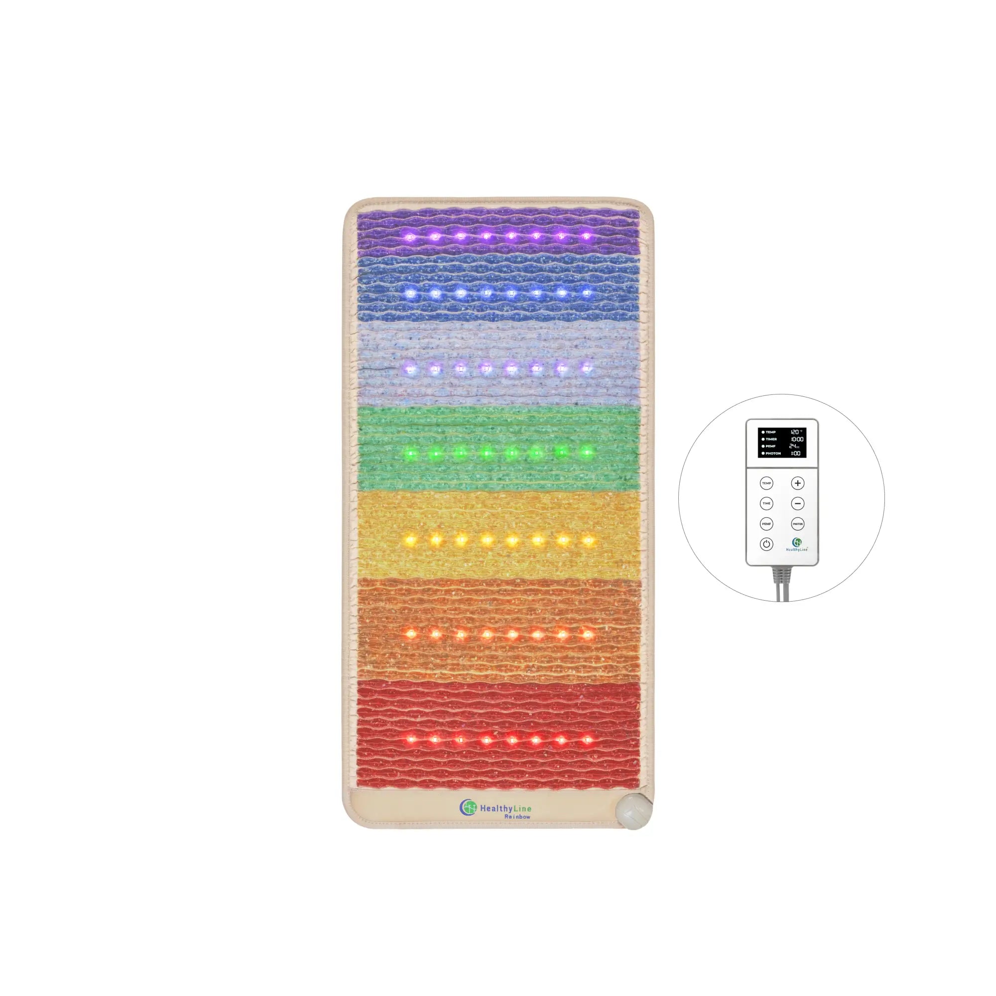 Rainbow Chakra Series | PEMF Far Infrared Heating Mats