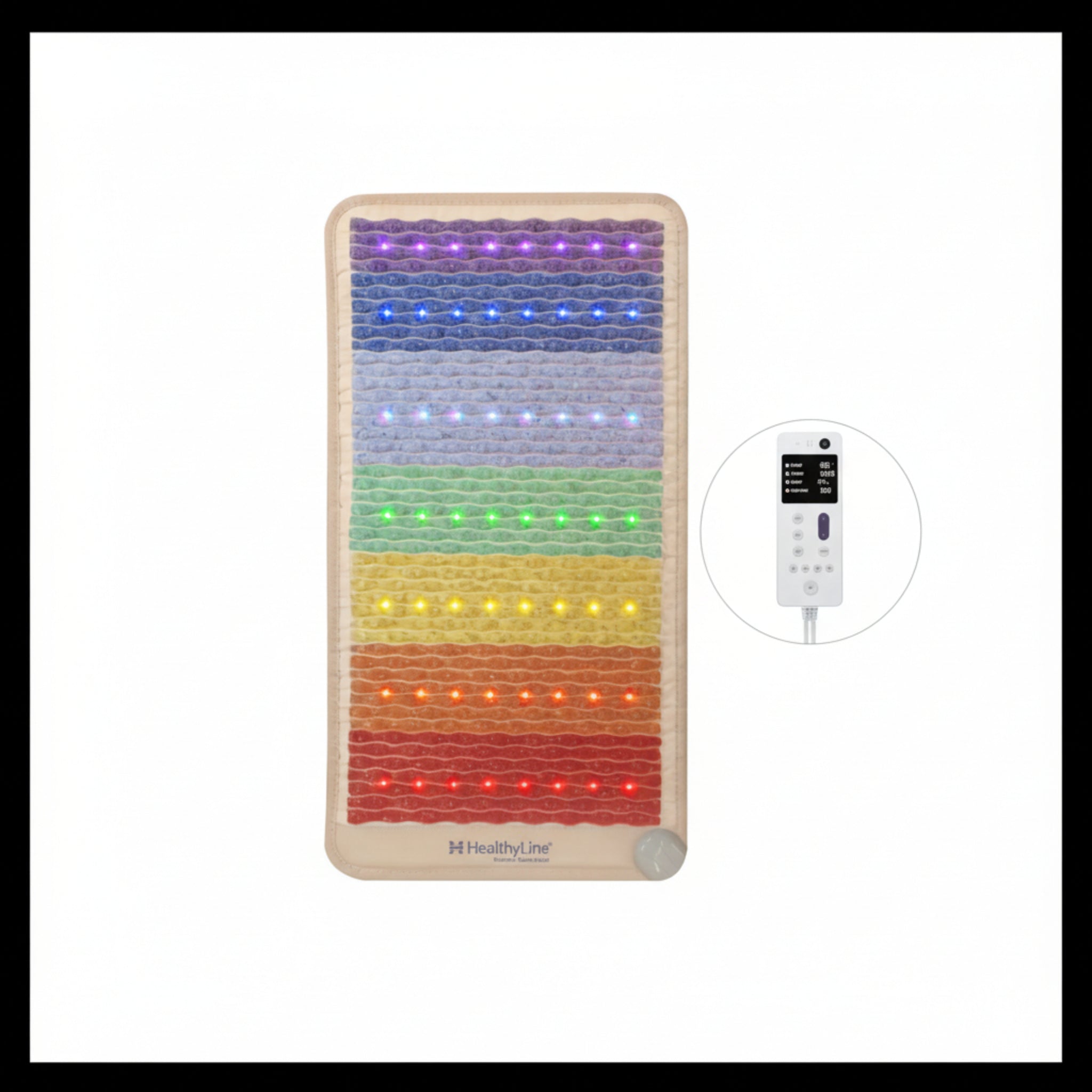 Rainbow Chakra Series | PEMF Far Infrared Heating Mats